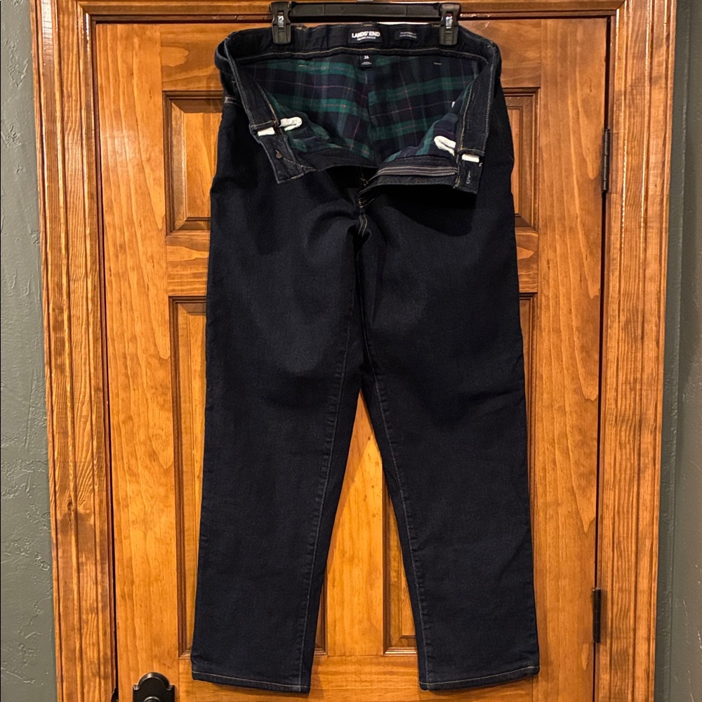 Like New Men's Size 36 Square Rigger Flannel Lined Stretch Jeans (ABBA)